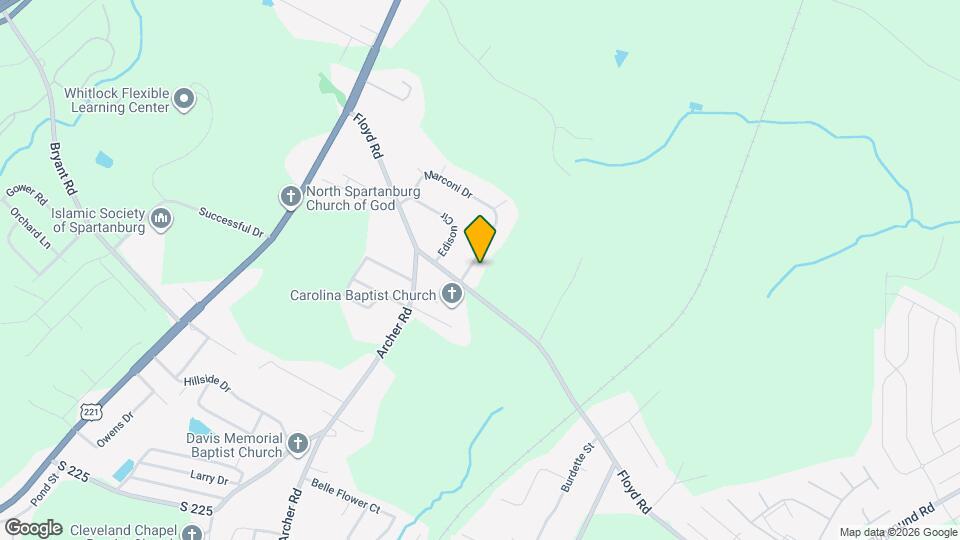 303 Marconi Dr Map and Location Details