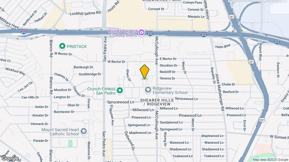 123 E Rampart Dr Map and Location Details