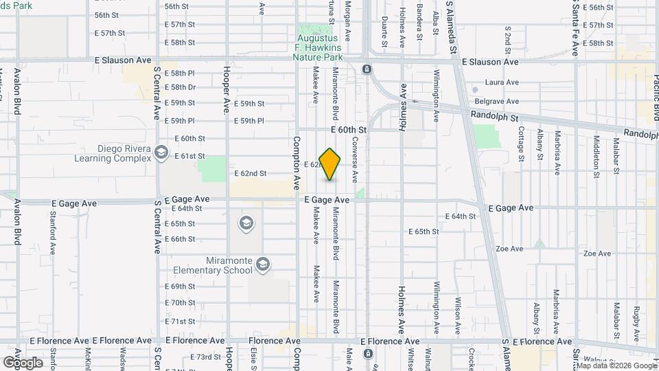 6307 Miramonte Blvd, Unit B Map and Location Details