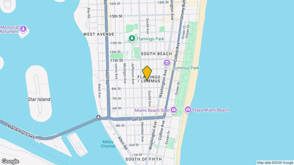 830 Euclid Ave Map and Location Details