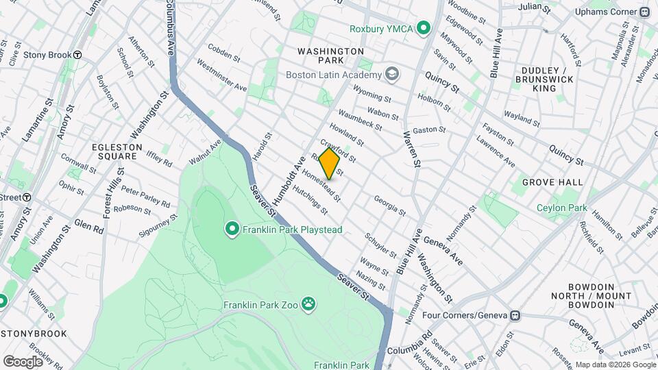 136 Homestead St Map and Location Details