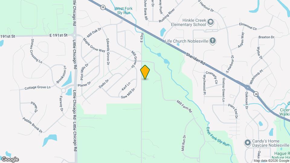 1444 N Mill Creek Rd Map and Location Details