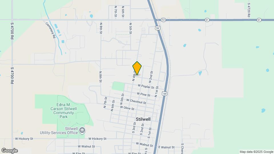 317 W Ash St Map and Location Details