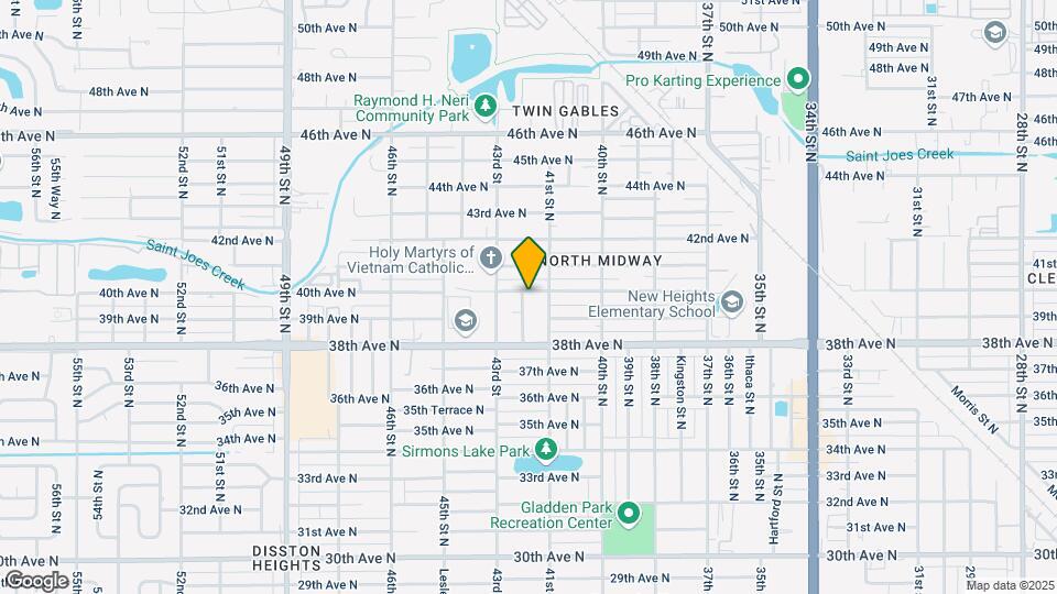 3951 42nd St N Map and Location Details