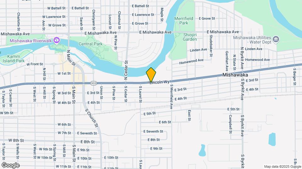 735 Lincolnway E Map and Location Details
