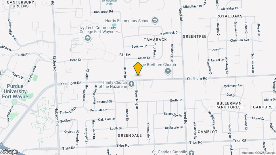 4211 Stellhorn Rd Map and Location Details