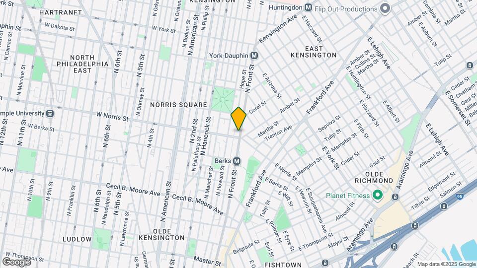 2000 N Front St Map and Location Details