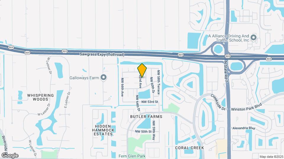 5529 NW 62nd Ave Map and Location Details