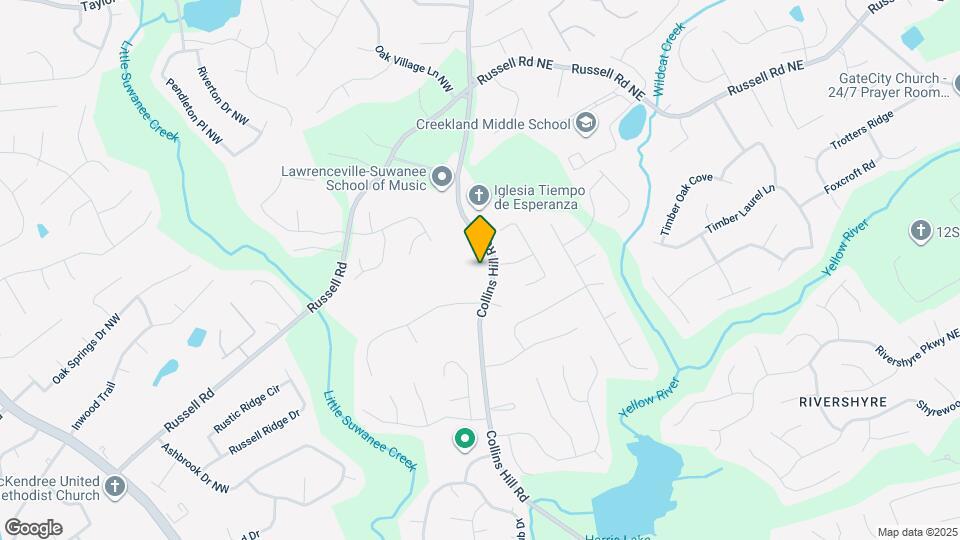 1558 Collins Hill Rd Map and Location Details