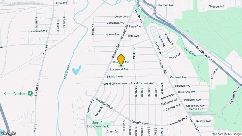 8309 Rosewood Ave Map and Location Details