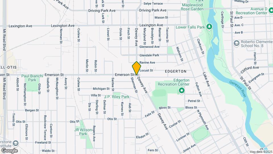 501-501 Dewey Ave Mapa y Detalles de la Ubicación