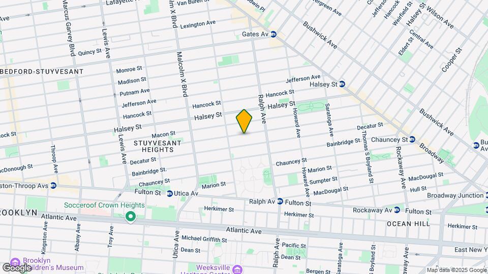 542 MacDonough St Map and Location Details