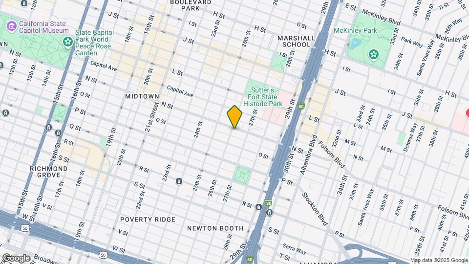 2600 N St Map and Location Details