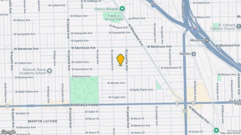 5228 W Hutchinson St, Unit 2 Map and Location Details