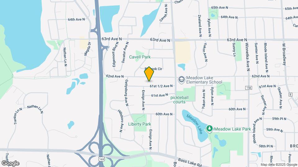 9010 61st 1/2 Ave N Map and Location Details