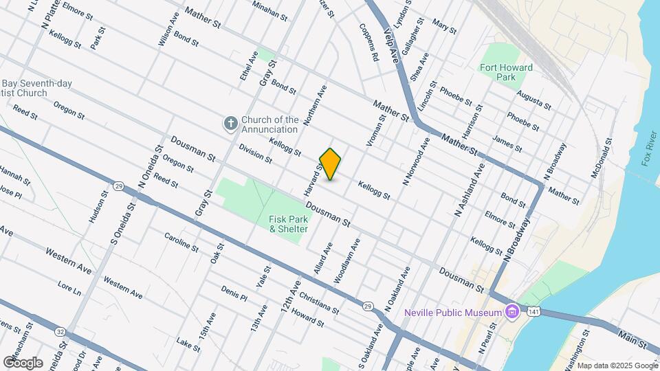 930 Division St Map and Location Details