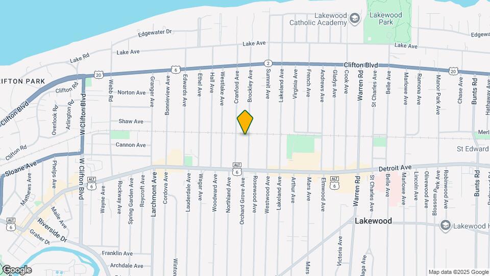 1330 Brockley Ave Map and Location Details