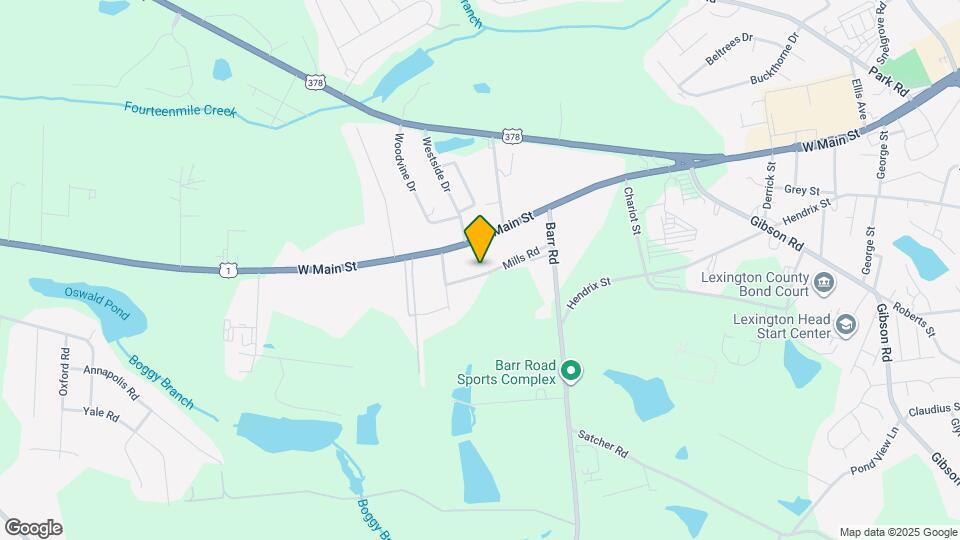 134 Mills Rd Map and Location Details