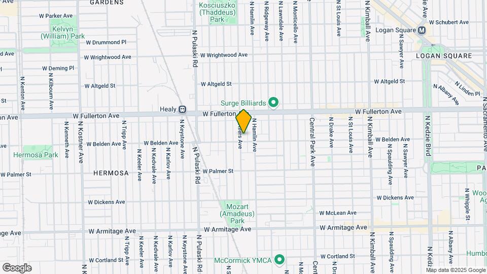 2307 N Avers Ave Map and Location Details