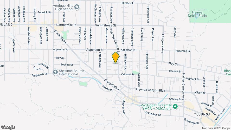 10255 Tujunga Canyon Blvd Map and Location Details
