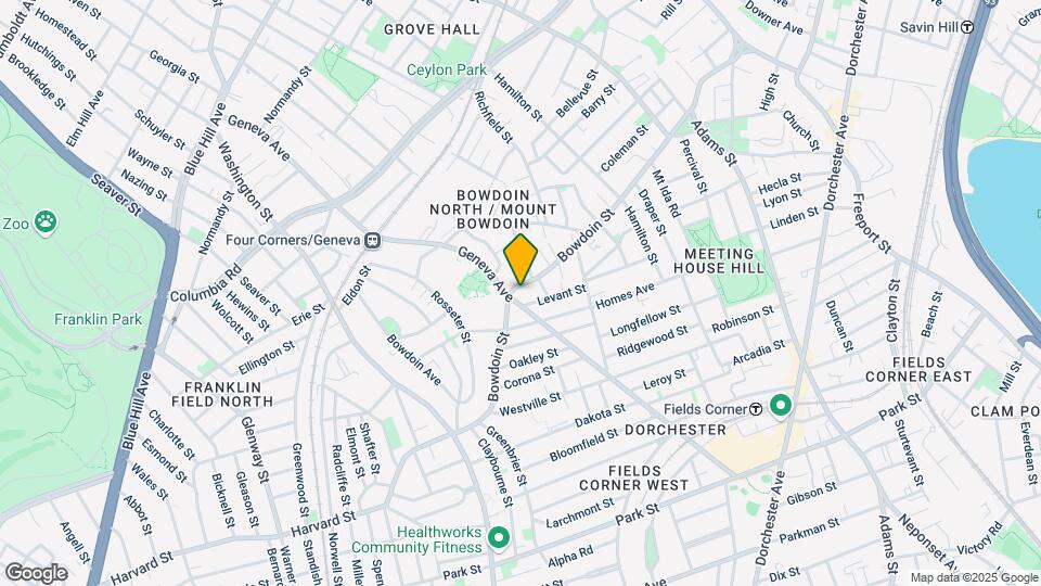139 Bowdoin St, Unit #1 Map and Location Details