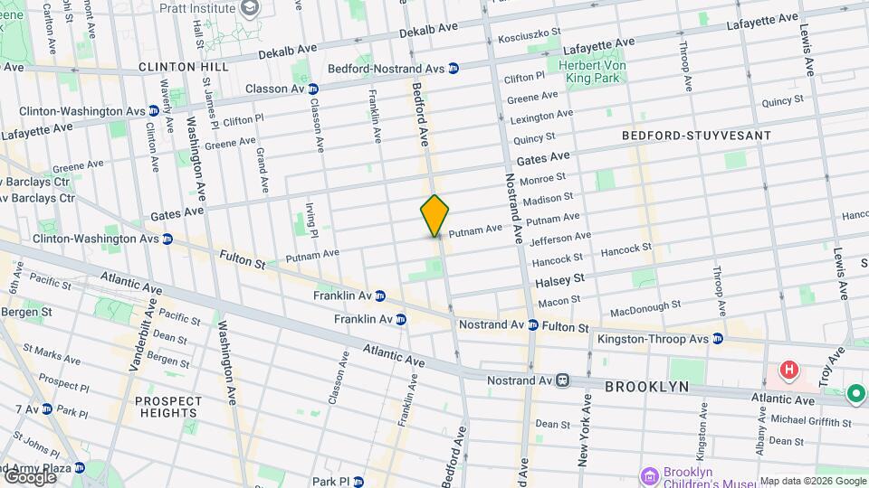 1192 Bedford Ave Map and Location Details