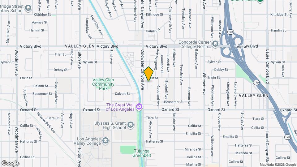 12835 Delano St Map and Location Details