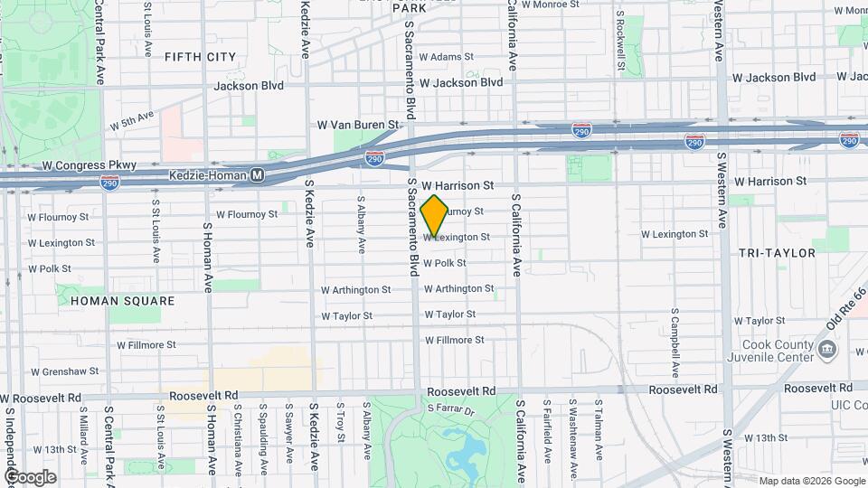 2939 W Lexington St Map and Location Details