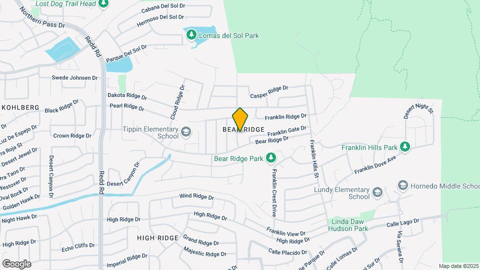 1460 Cherokee Ridge Dr Map and Location Details