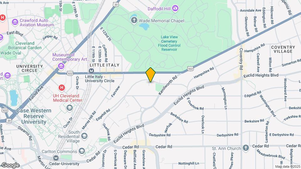 2456 Overlook Rd Map and Location Details
