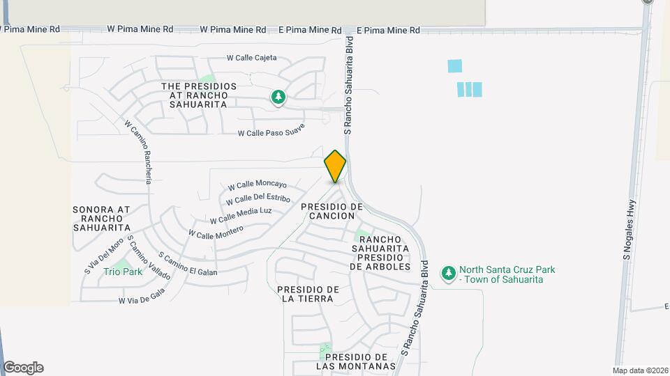 14160 South Avenida Zumba Map and Location Details