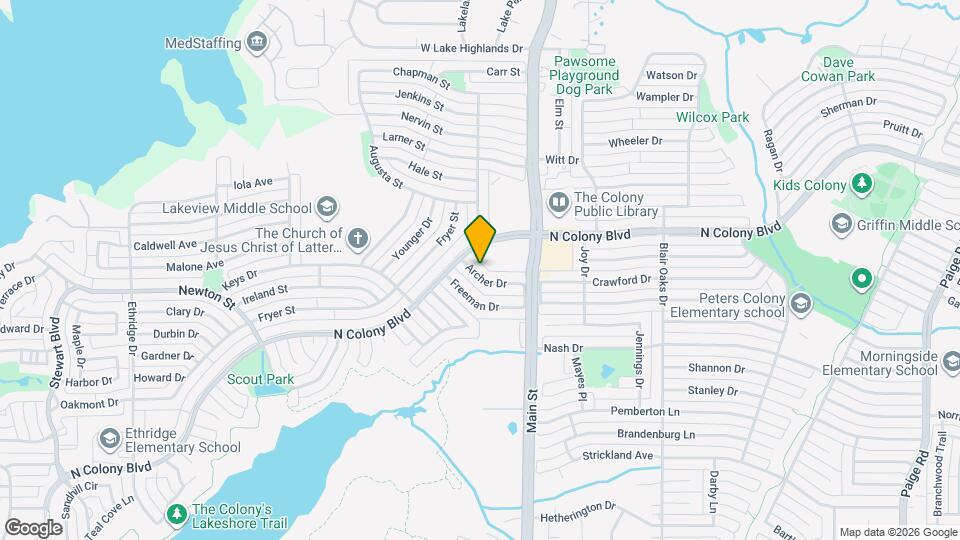 4612 Archer Dr Map and Location Details