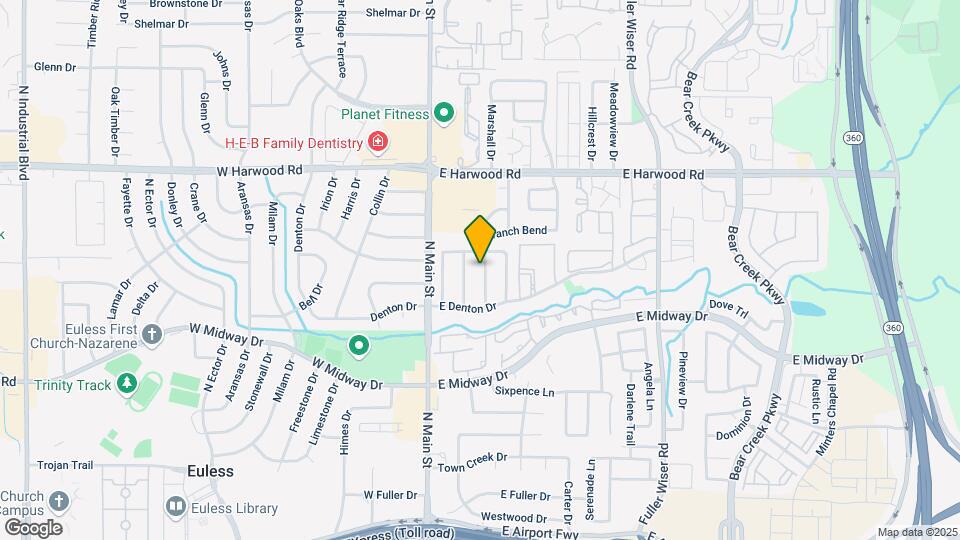 811 Midcreek Dr Map and Location Details