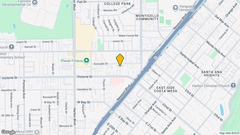 291 Avocado St Map and Location Details