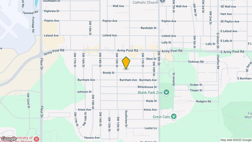 1207 Bundy St Map and Location Details