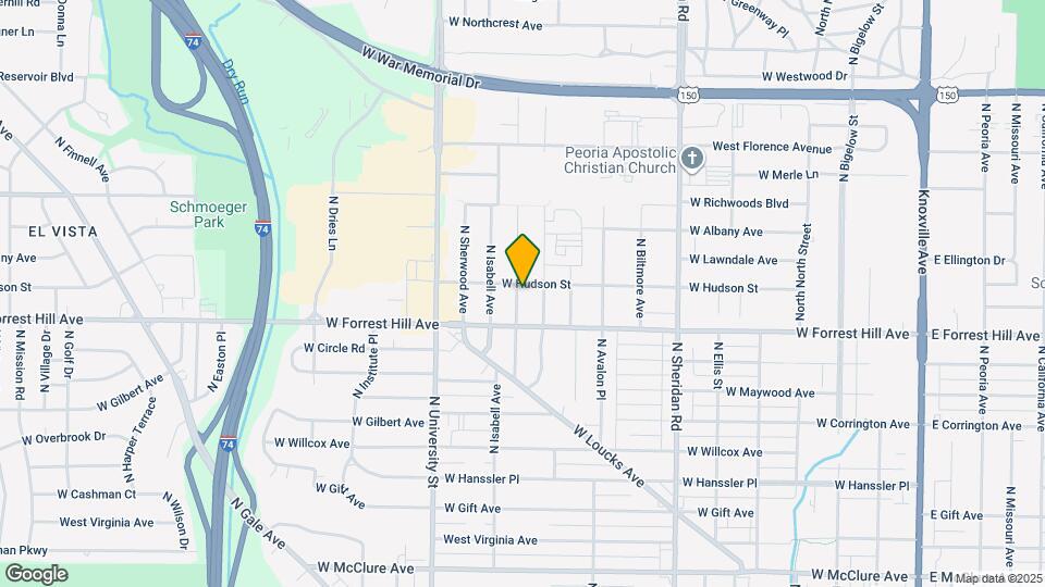 3124 N Parish Ave Mapa y Detalles de la Ubicación