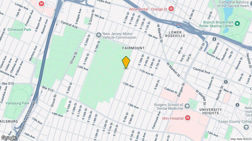 220 S 12th St, Unit Apt 2 Map and Location Details