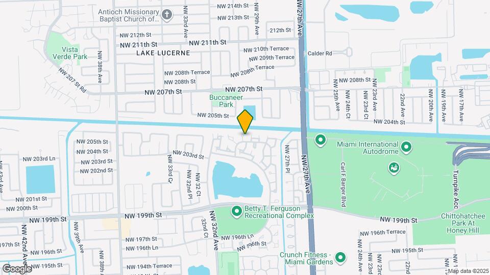 3033 NW 204th Terrace Mapa y Detalles de la Ubicación