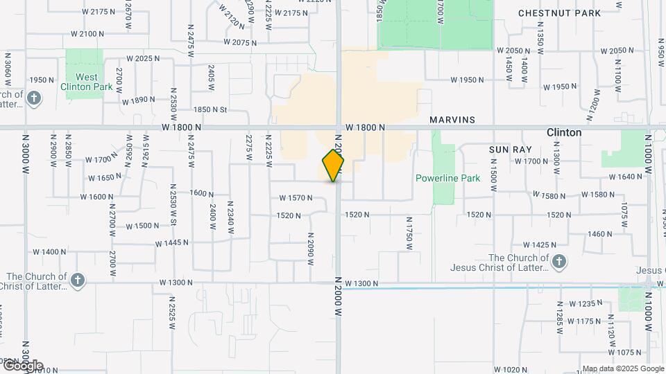 1613 N 2000 W Map and Location Details