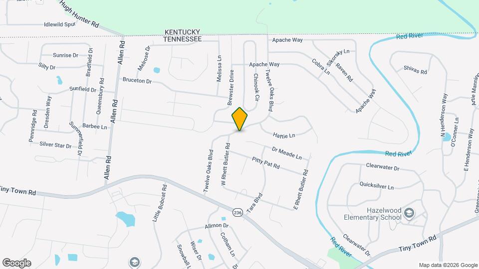 3197 Twelve Oaks Blvd Map and Location Details