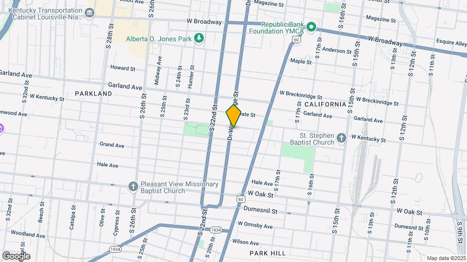 1846 W Kentucky St Map and Location Details