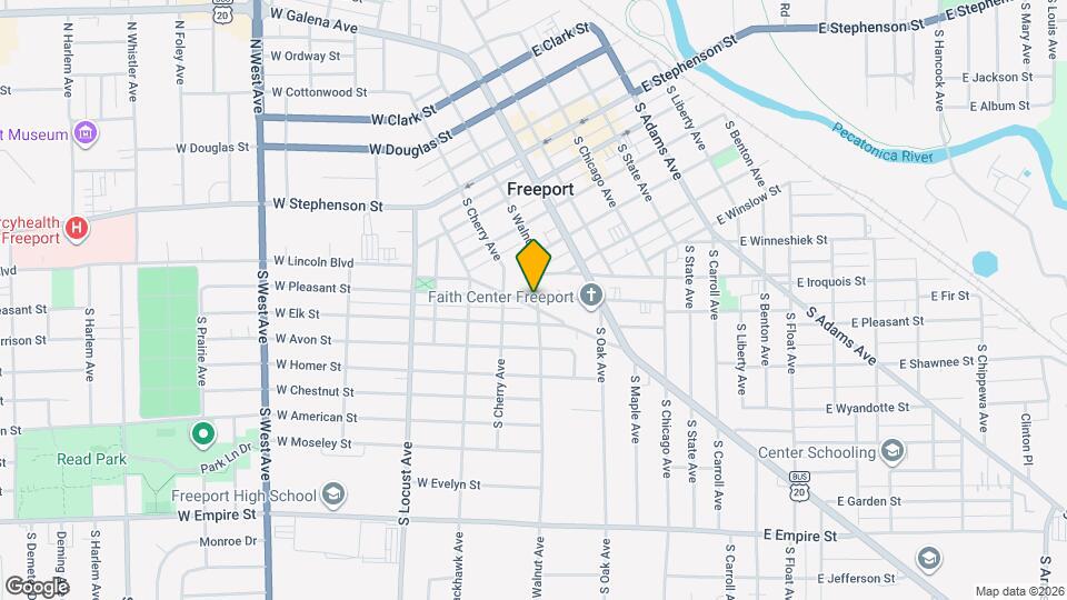 502 S Walnut Ave Map and Location Details