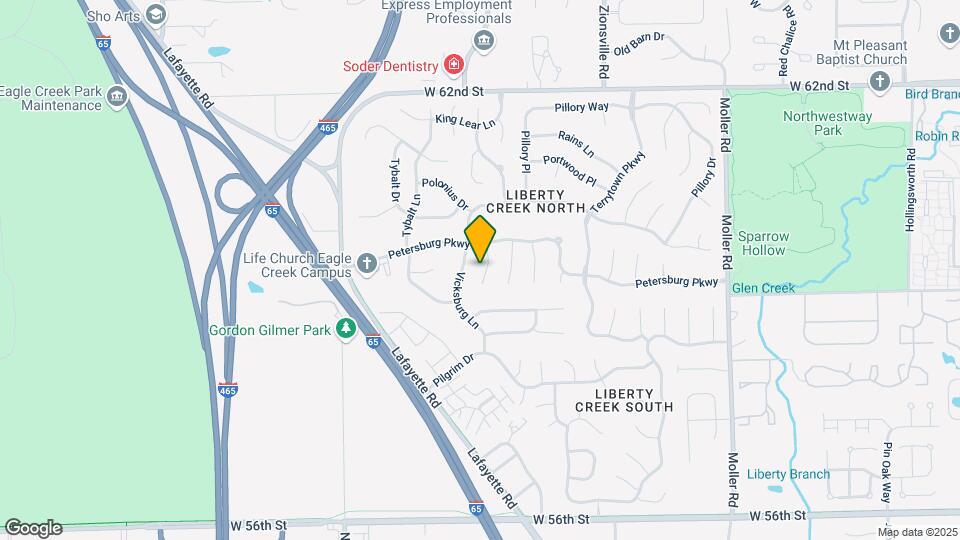 5926 Bowie Ln Map and Location Details