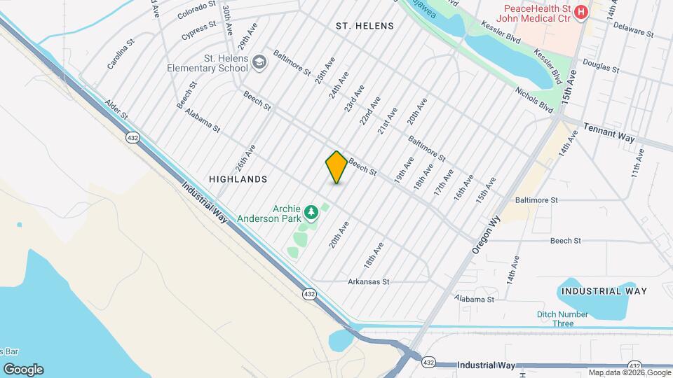 321 21st Ave Map and Location Details