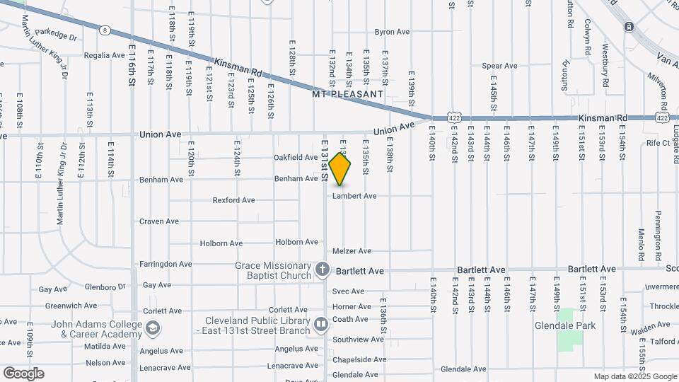 3592 E 133rd St Mapa y Detalles de la Ubicación