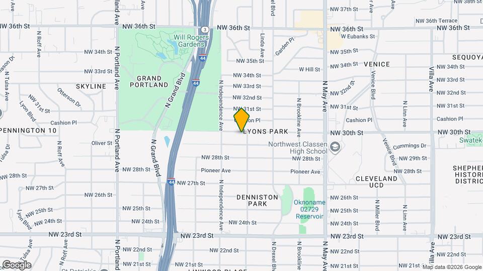 3208 NW 30th St Map and Location Details