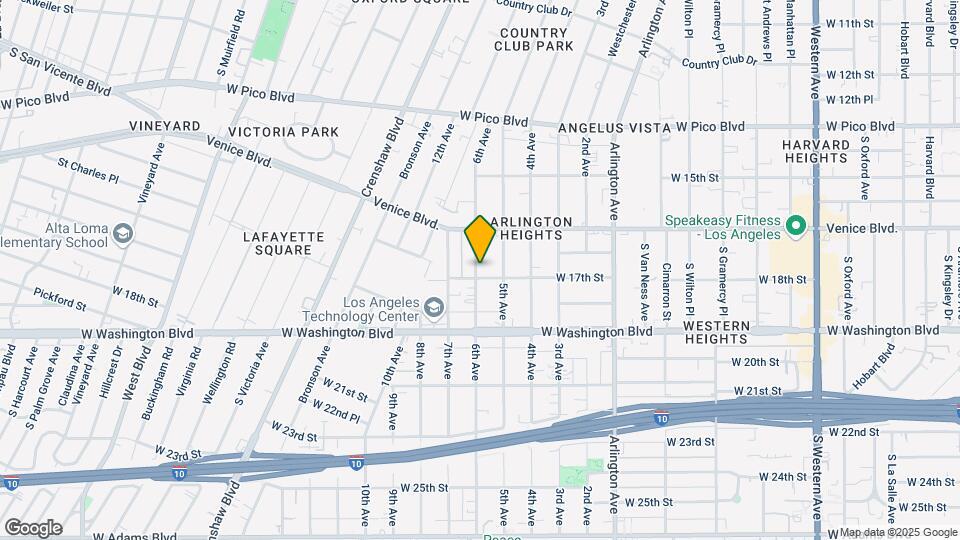 1652 6th Ave Mapa y Detalles de la Ubicación