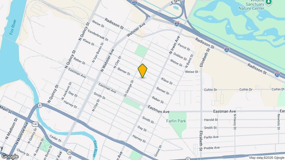 1221 Berner St Map and Location Details