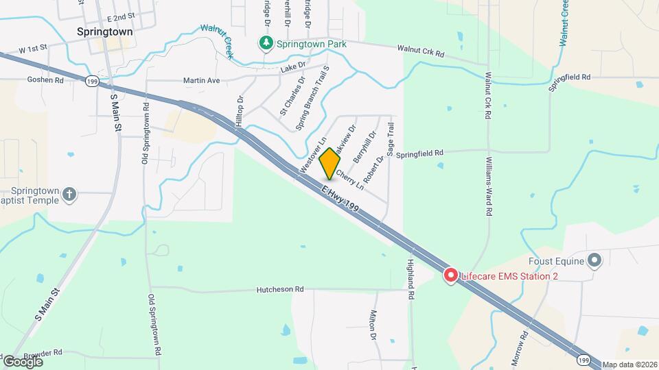 821 E Hwy 199 Map and Location Details