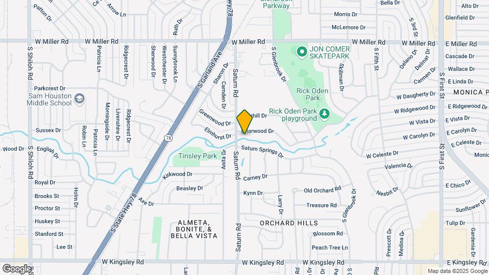 1320 Briarwood Dr Map and Location Details